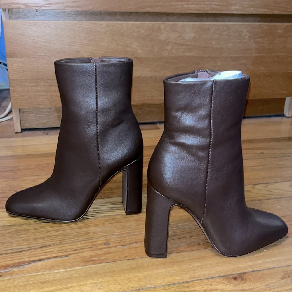 Steve Madden Allison Brown Leather Boot